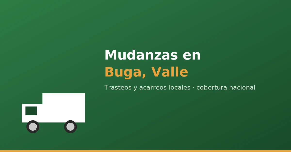 Mudanzas en Buga, Valle del Cauca