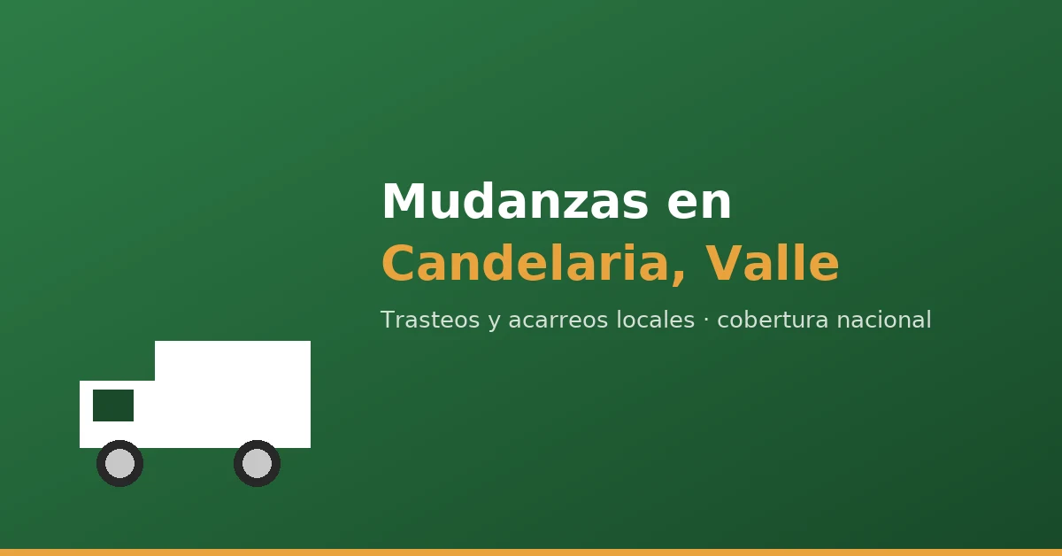 Mudanzas en Candelaria, Valle del Cauca